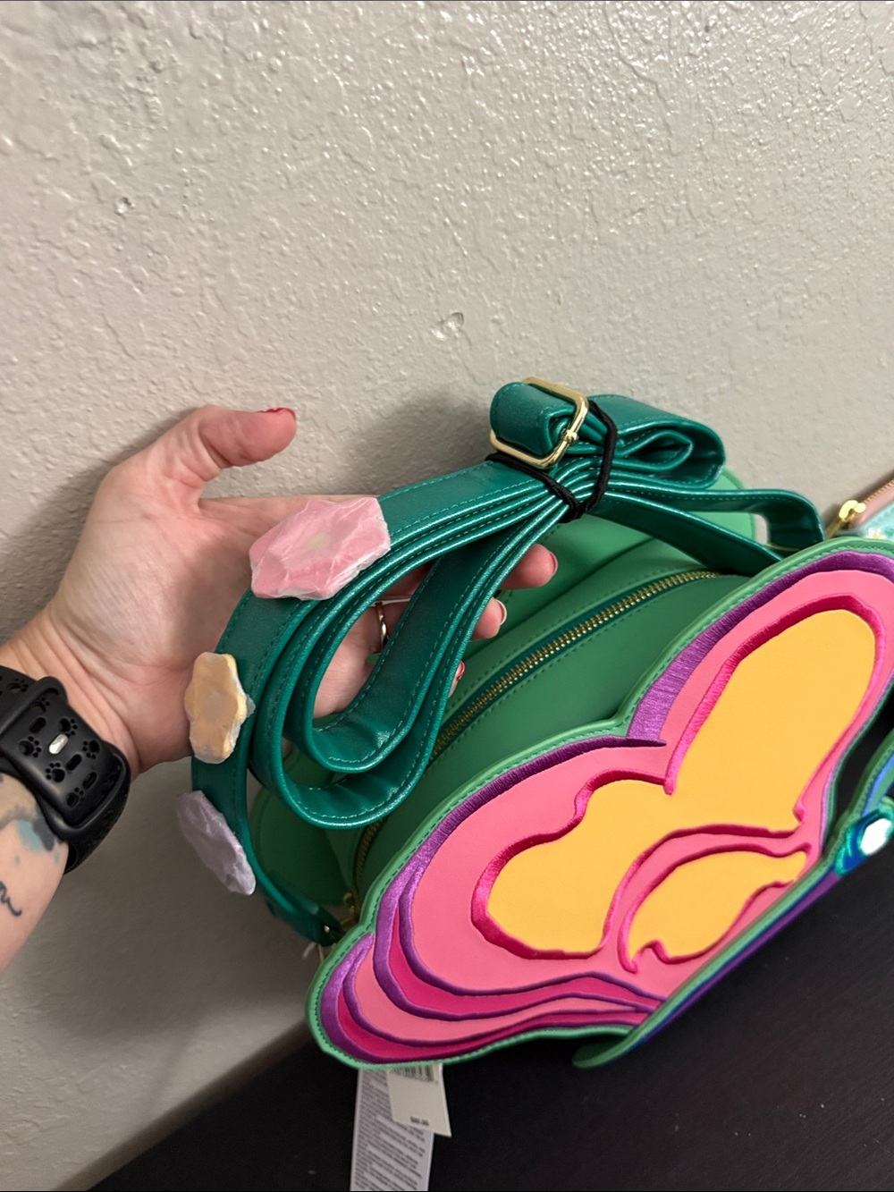 Alice in wonderland loungefly flower and garden festival crossbody - Picture 3 of 5
